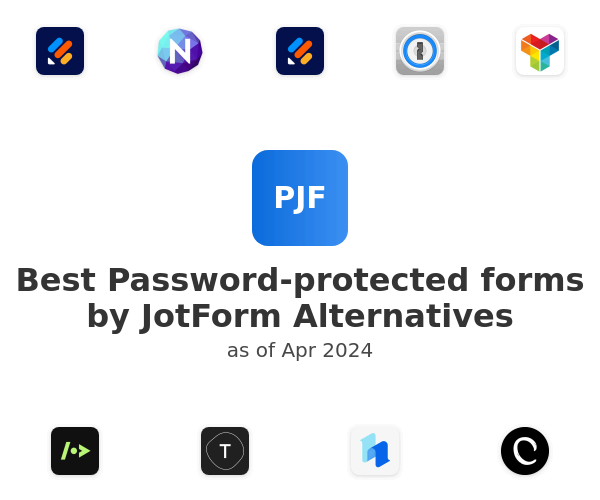 Best Password-protected forms by JotForm Alternatives