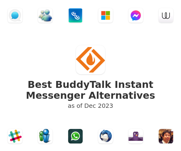 Best BuddyTalk Instant Messenger Alternatives
