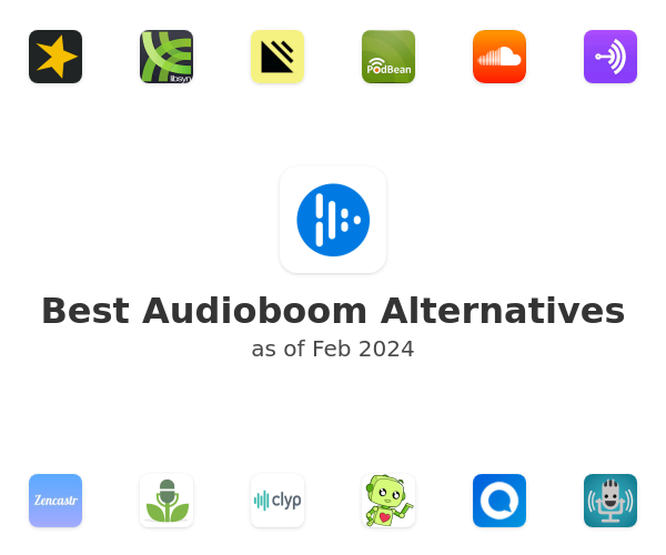 Best Audioboom Alternatives