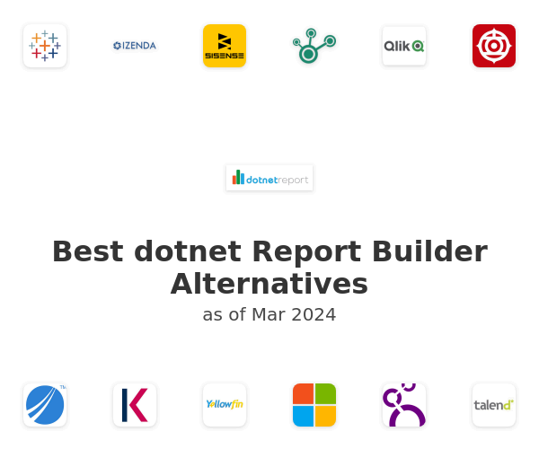 Best dotnet Report Builder Alternatives