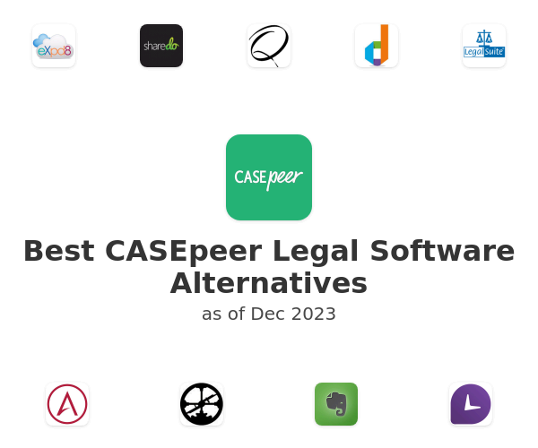 Best CASEpeer Legal Software Alternatives