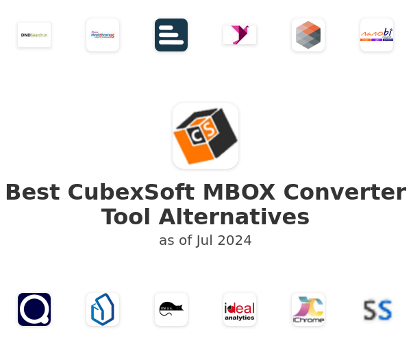 Best CubexSoft MBOX Converter Tool Alternatives