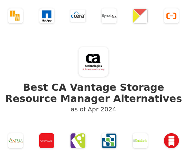 Best CA Vantage Storage Resource Manager Alternatives