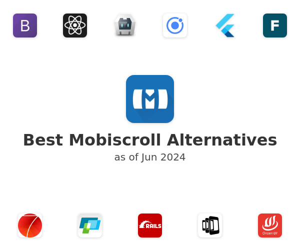 Best Mobiscroll Alternatives