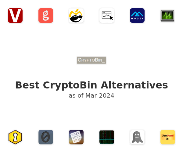 Best CryptoBin Alternatives