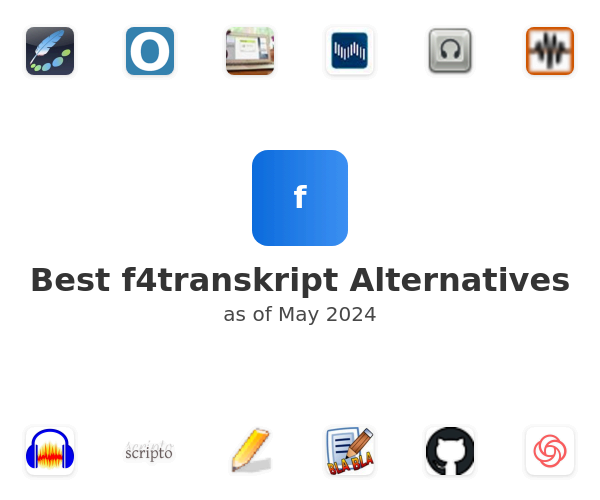 Best f4transkript Alternatives