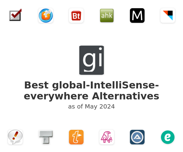 Best global-IntelliSense-everywhere Alternatives