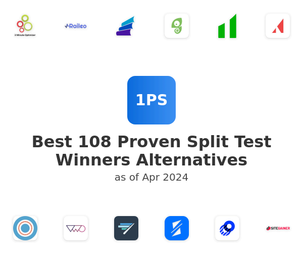 Best 108 Proven Split Test Winners Alternatives