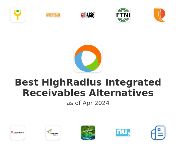 Best HighRadius Integrated Receivables Alternatives