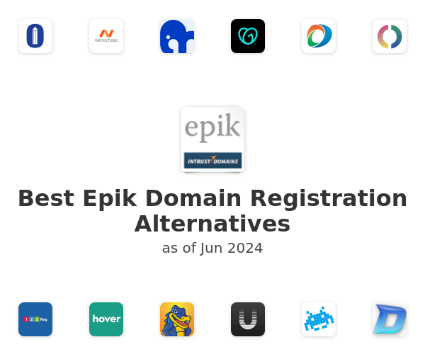 Best Epik Domain Registration Alternatives