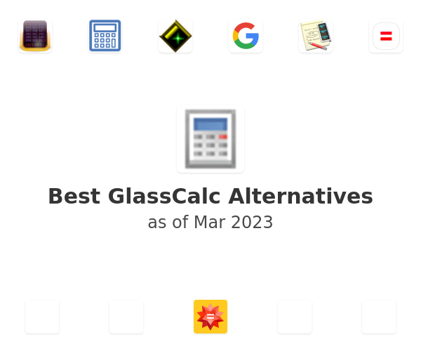 Best GlassCalc Alternatives