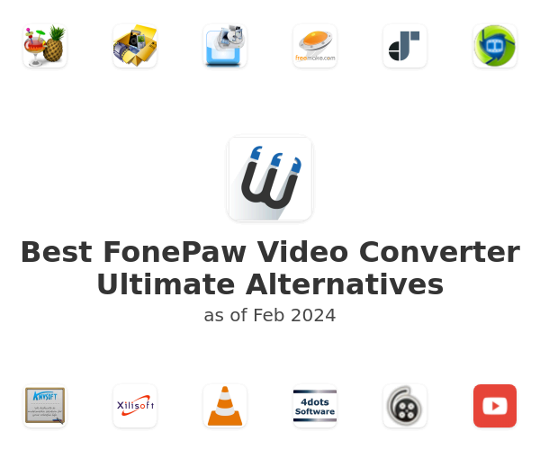 Best FonePaw Video Converter Ultimate Alternatives