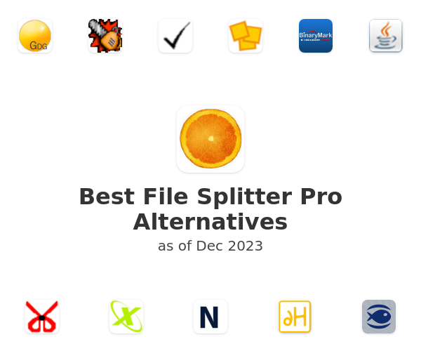 Best File Splitter Pro Alternatives