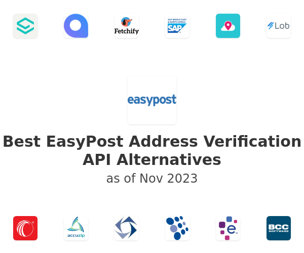 Best EasyPost Address Verification API Alternatives