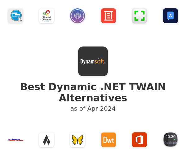Best Dynamic .NET TWAIN Alternatives