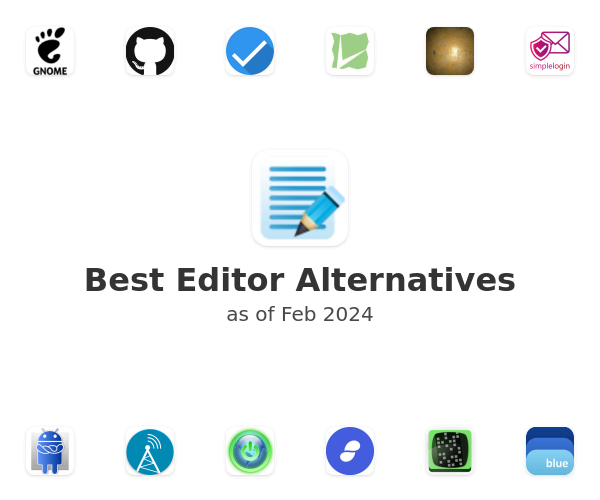 Best Editor Alternatives