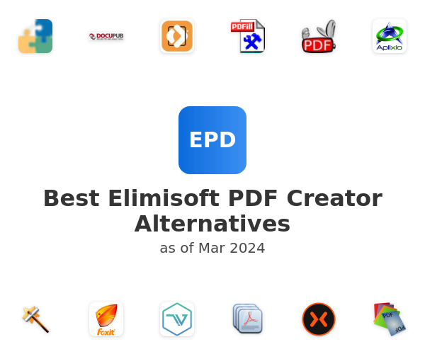 Best Elimisoft PDF Creator Alternatives