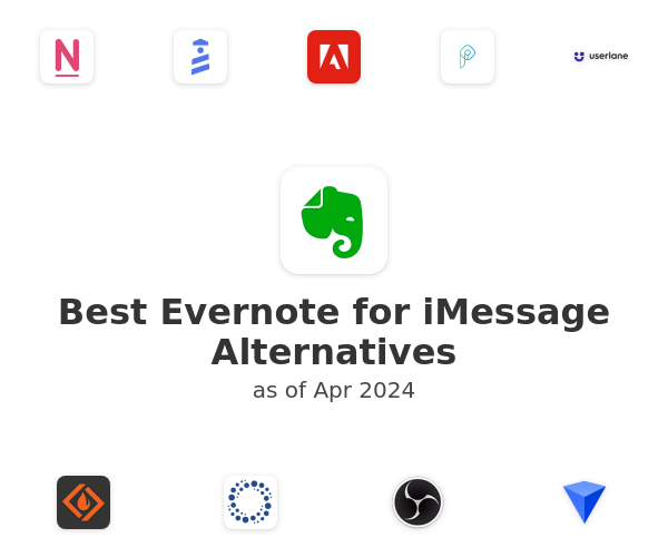 Best Evernote for iMessage Alternatives