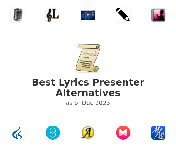 Best Lyrics Presenter Alternatives