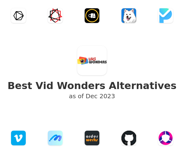 Best Vid Wonders Alternatives
