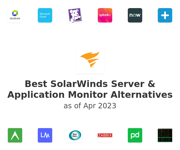 Best SolarWinds Server & Application Monitor Alternatives