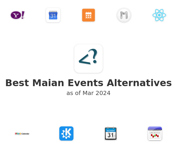 Best Maian Events Alternatives