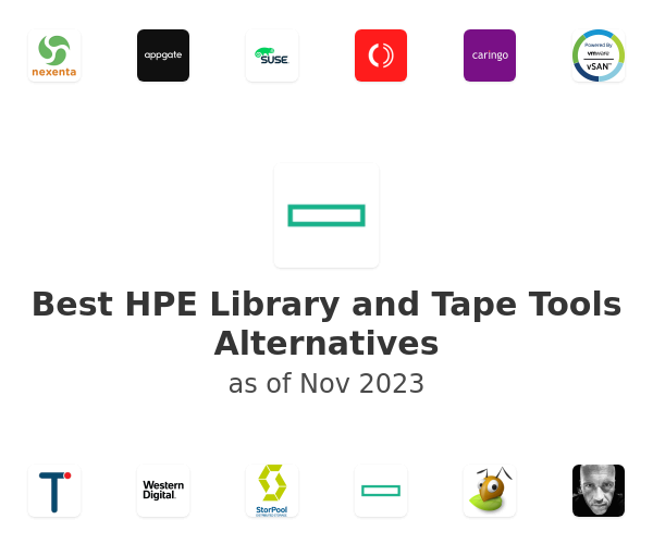 Best HPE Library and Tape Tools Alternatives