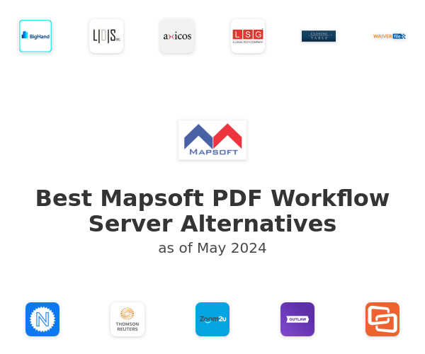 Best Mapsoft PDF Workflow Server Alternatives