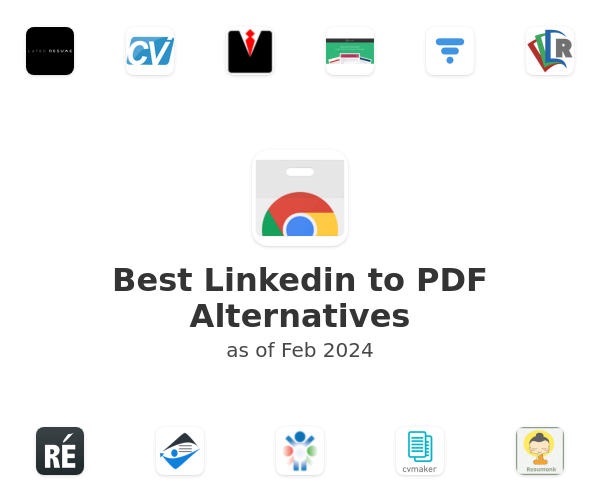 Best Linkedin to PDF Alternatives