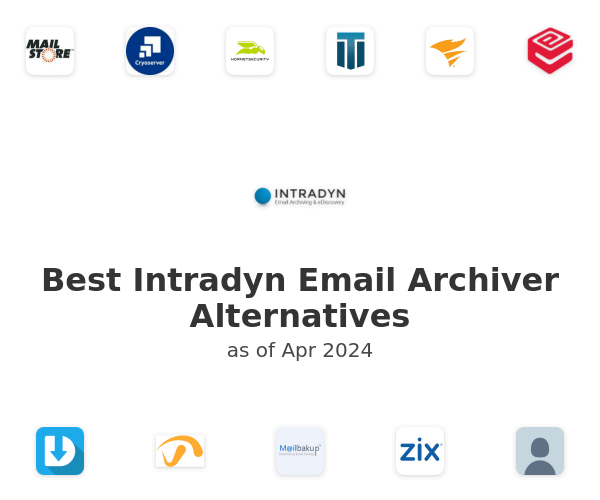 Best Intradyn Email Archiver Alternatives