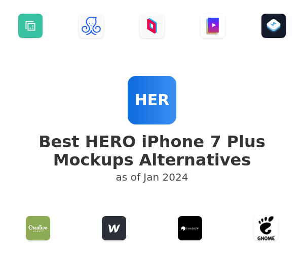 Best HERO iPhone 7 Plus Mockups Alternatives