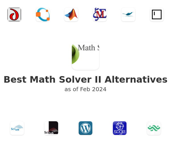 Best Math Solver II Alternatives
