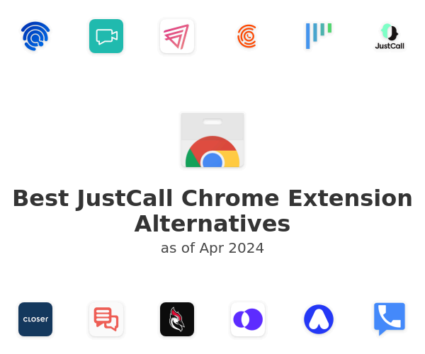 Best JustCall Chrome Extension Alternatives