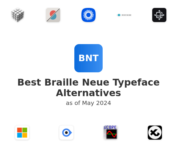 Best Braille Neue Typeface Alternatives