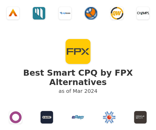 Best Smart CPQ by FPX Alternatives