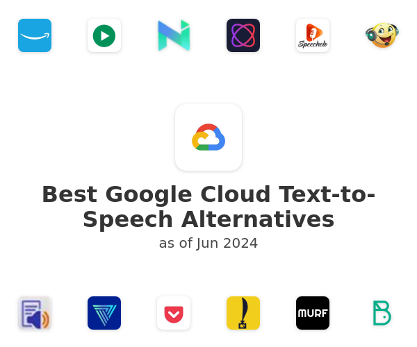 Best Google Cloud Text-to-Speech Alternatives