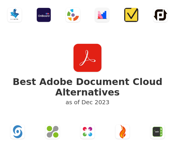 Best Adobe Document Cloud Alternatives
