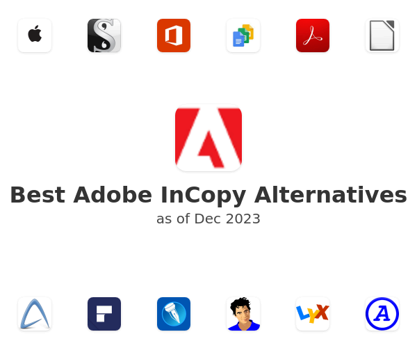 Best Adobe InCopy Alternatives