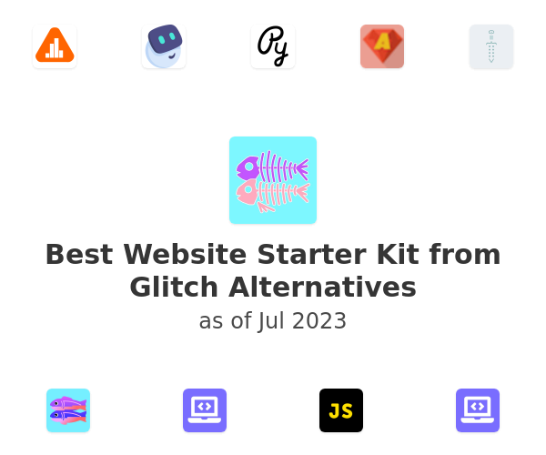 Best Website Starter Kit from Glitch Alternatives