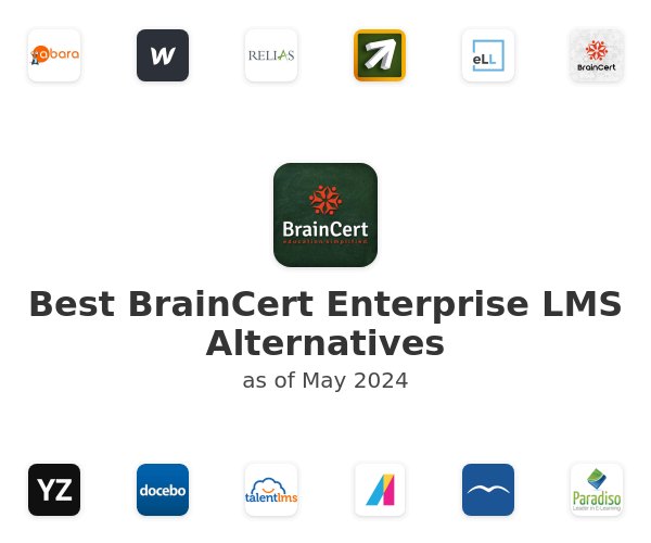 Best BrainCert Enterprise LMS Alternatives