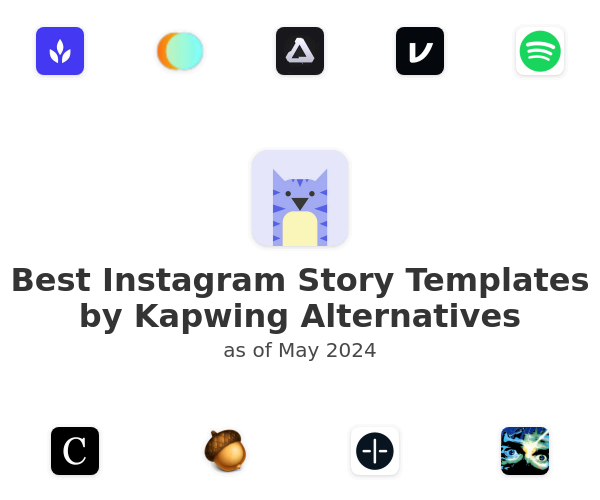 Best Instagram Story Templates by Kapwing Alternatives