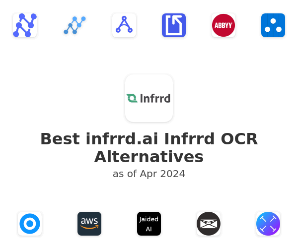 Best infrrd.ai Infrrd OCR Alternatives