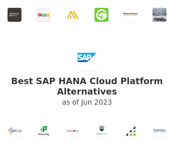 Best SAP HANA Cloud Platform Alternatives