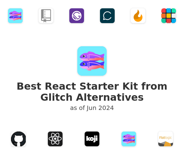 Best React Starter Kit from Glitch Alternatives