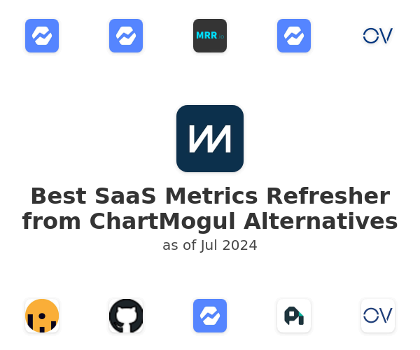 Best SaaS Metrics Refresher from ChartMogul Alternatives