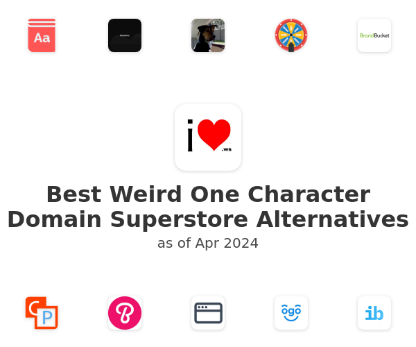 Best Weird One Character Domain Superstore Alternatives