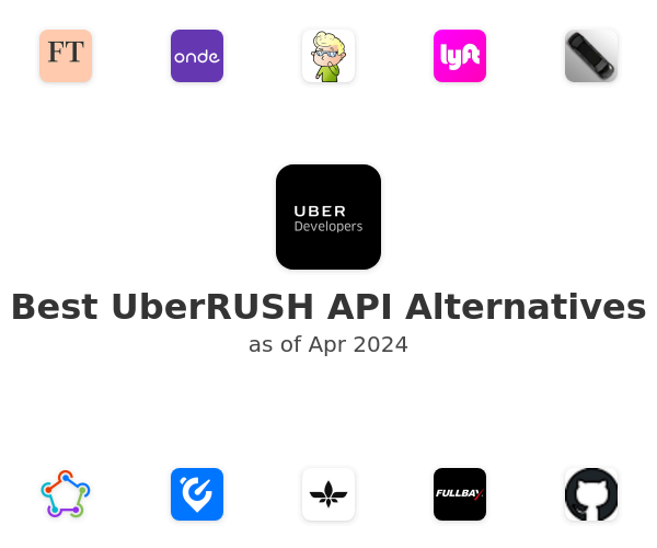 Best UberRUSH API Alternatives
