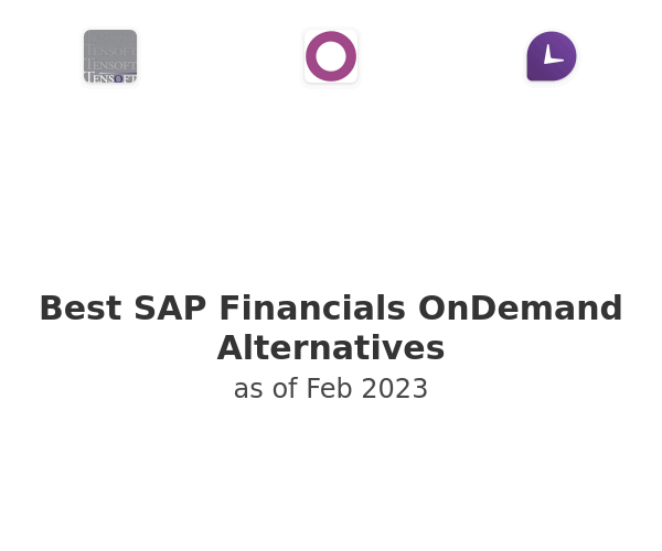 Best SAP Financials OnDemand Alternatives