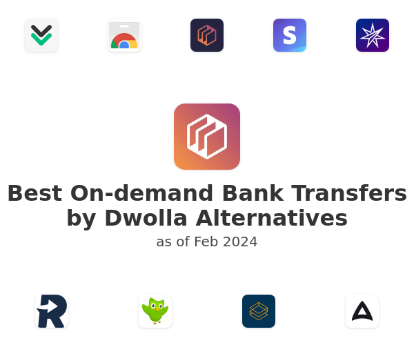 Best On-demand Bank Transfers by Dwolla Alternatives