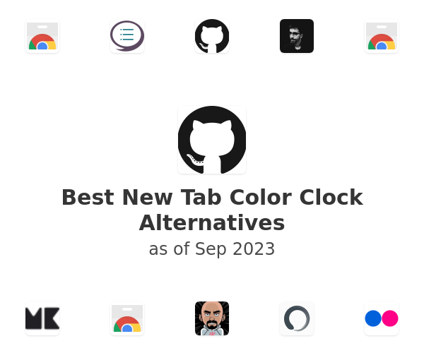 Best New Tab Color Clock Alternatives